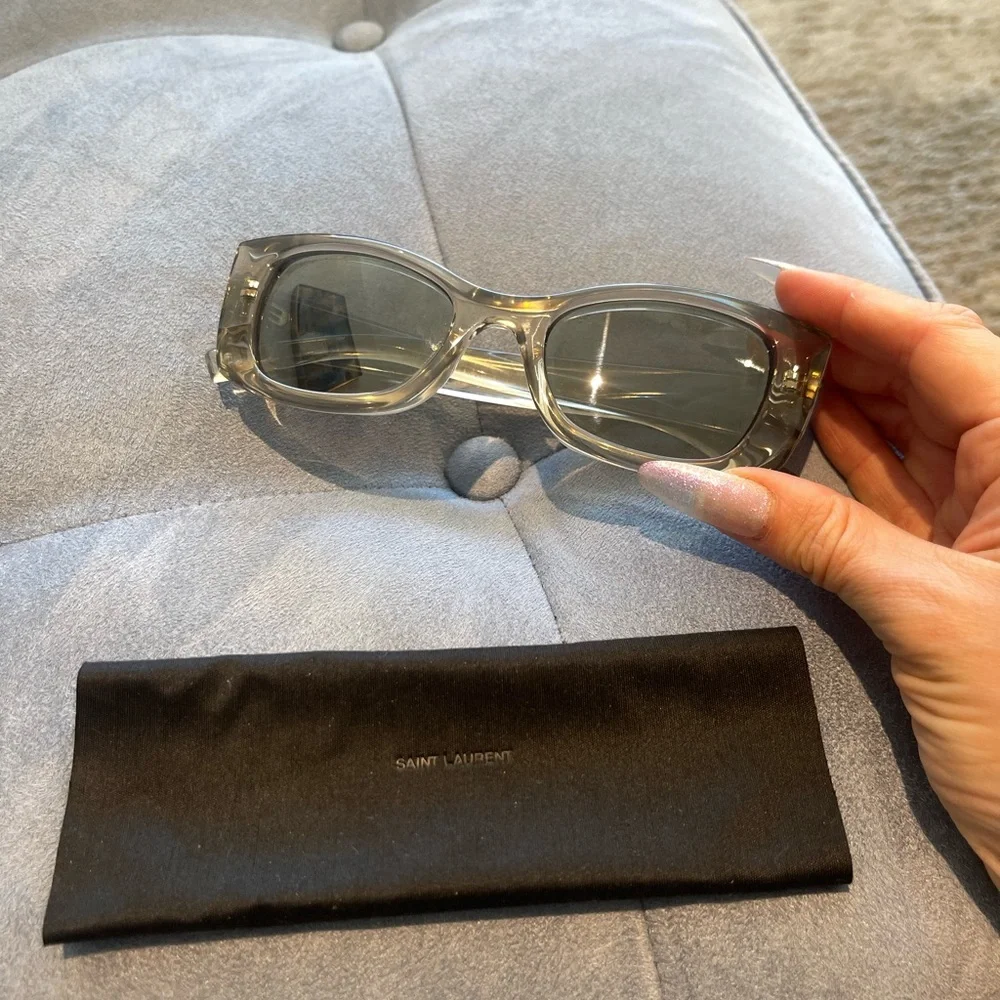 YSL silver glasses in amazing condition